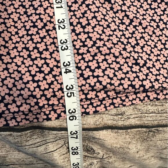 Boden Chic Pink and Black Floral Jersey Dress With Pockets Size 10 Petite - Picture 7 of 11